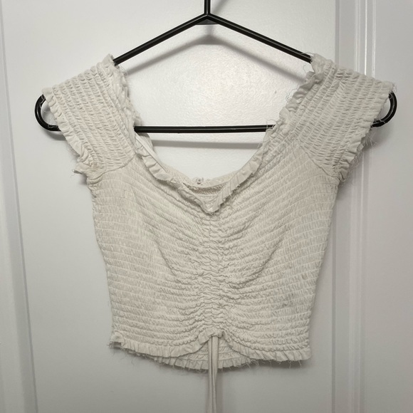 White off the shoulder top - Picture 1 of 3